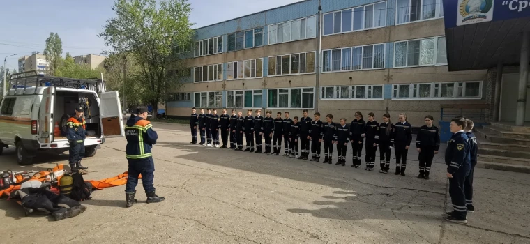 27 апреля на базе нашей школы прошёл всероссийский открытый урок по ОБЖ.